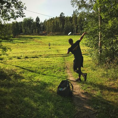 Inspel på hål 12.