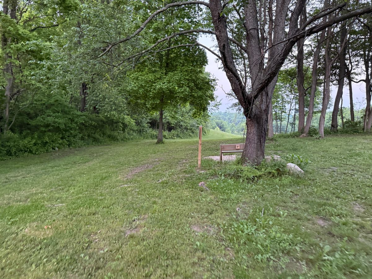 Coming up to hole 7 Tee