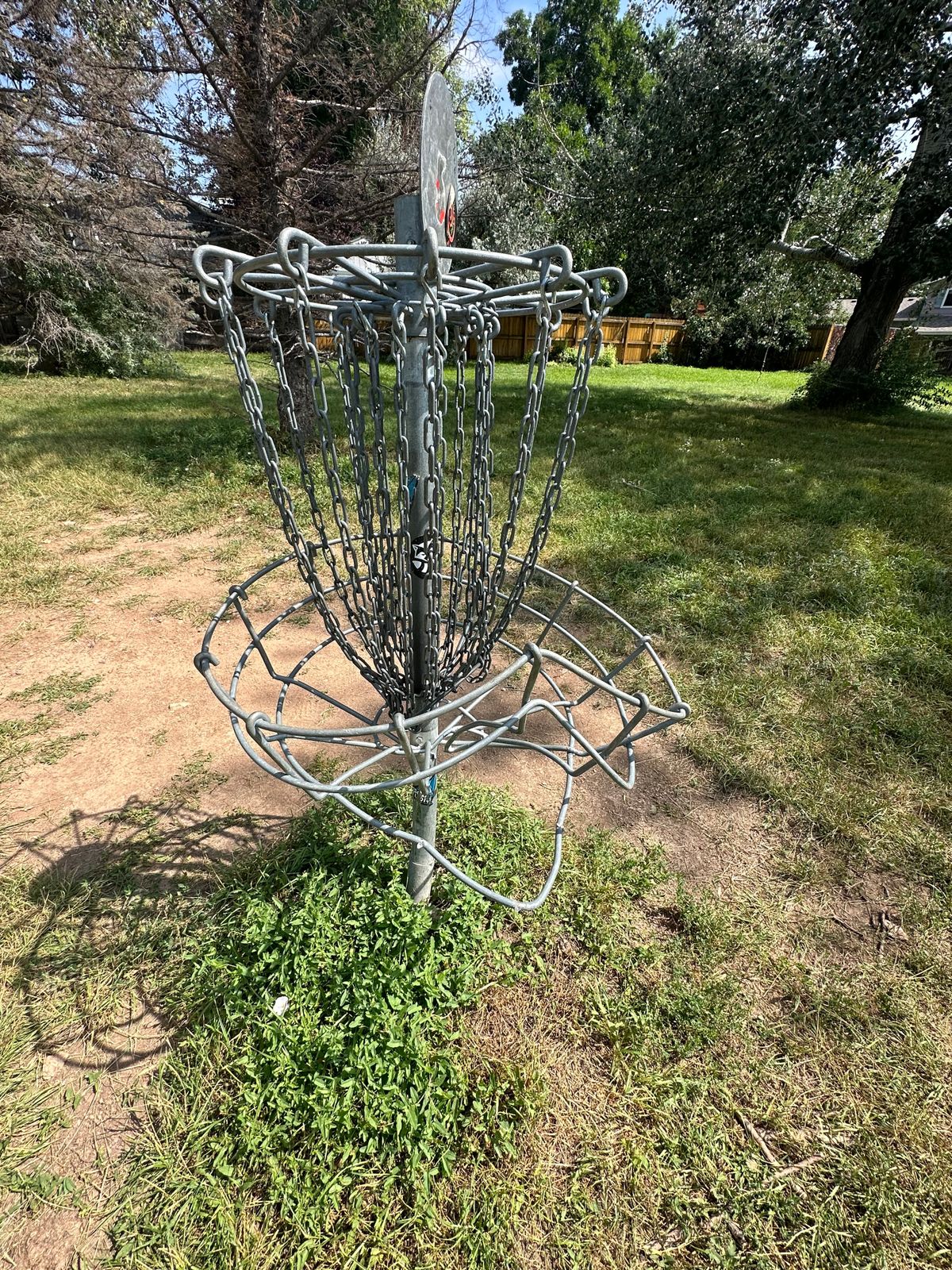 Hole 5 Basket Squished….