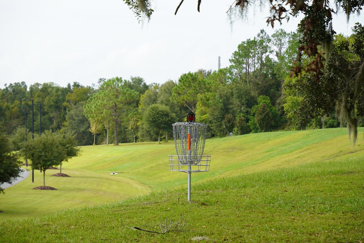 Hole 18’s basket