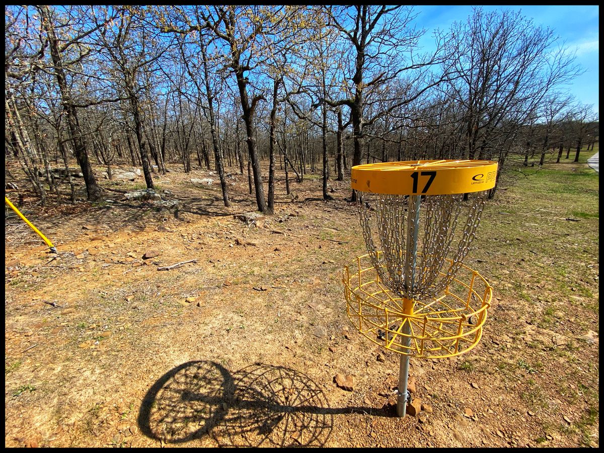 #17 green - out of the trees