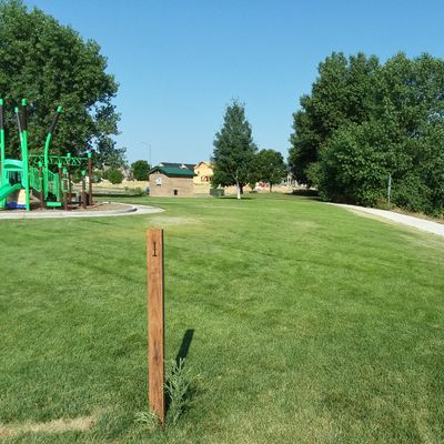 Hole #1 tee...