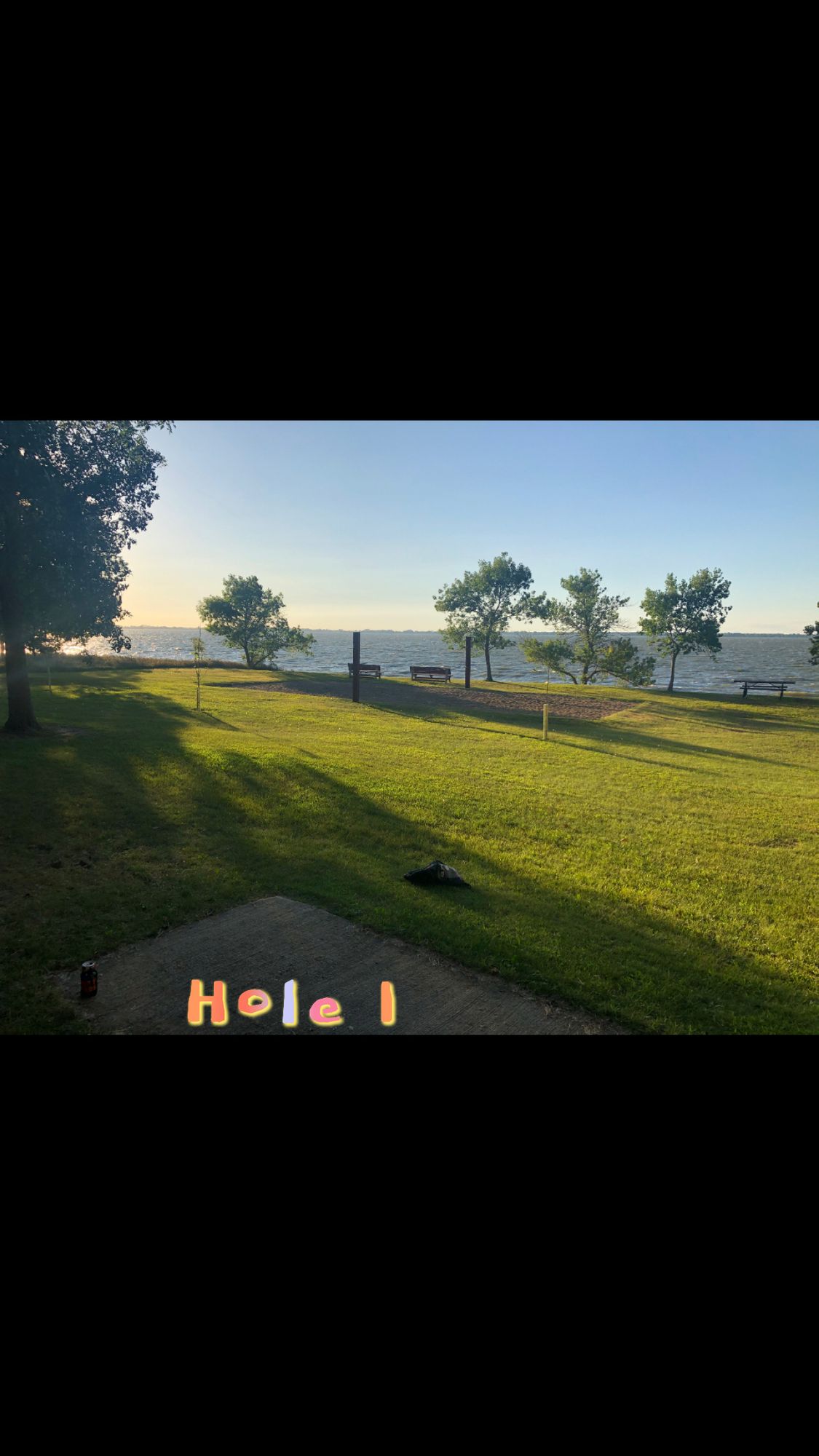 Good view off the first tee.