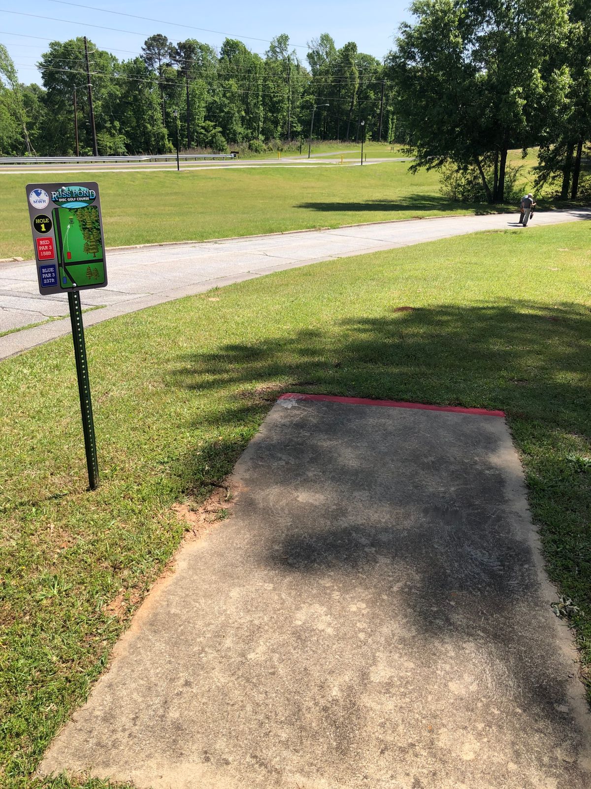 Hole 1 Red Tee Pad.
