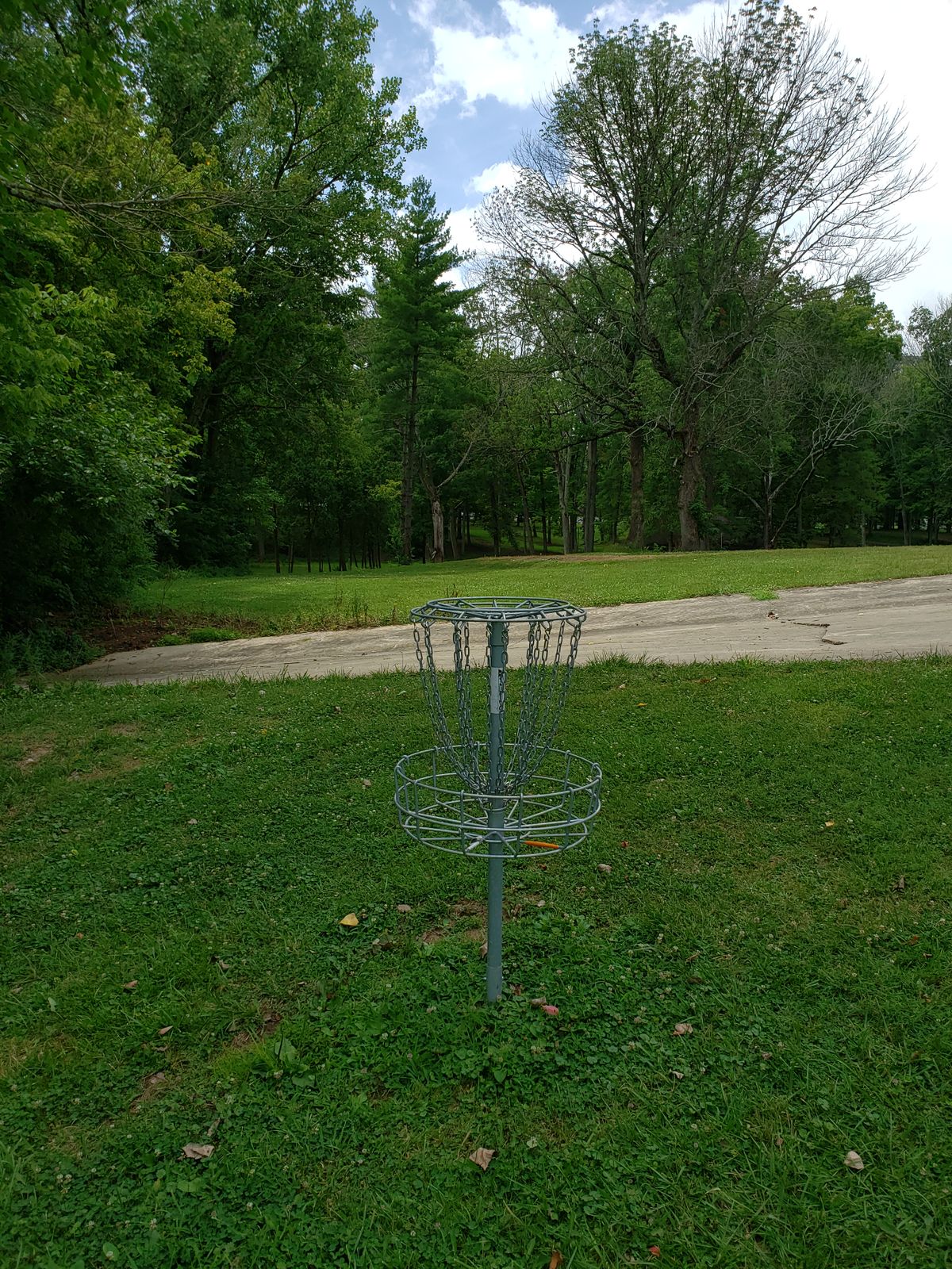#3 Basket looking back toward the #3 Tee Boxes.
