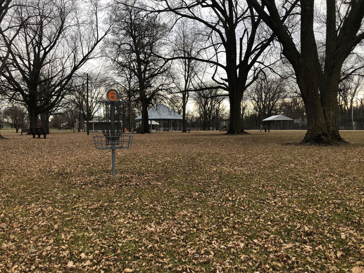 Hole 6. Looking back at the tee.