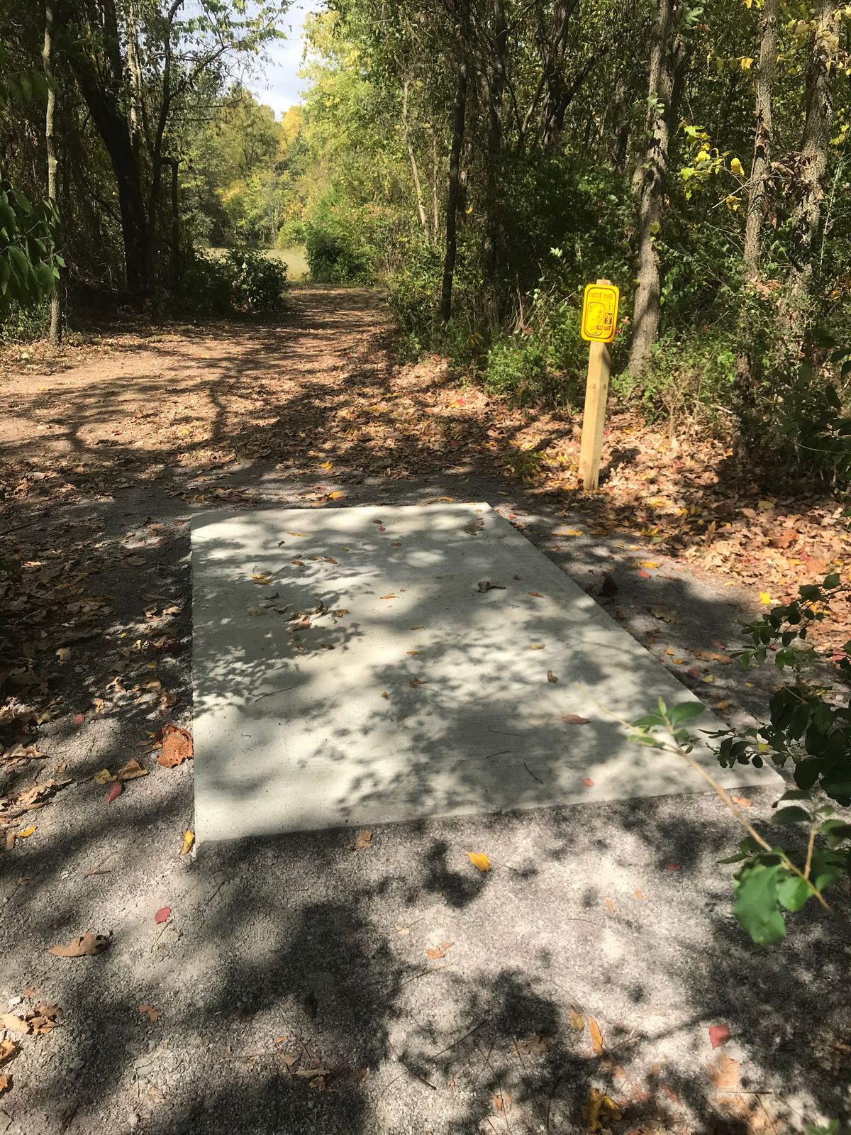 New 5’x9’ concrete tee pads! Everyone come check them out!