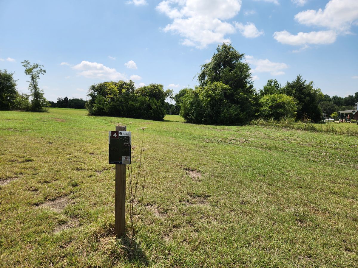 Hole 4 tee
