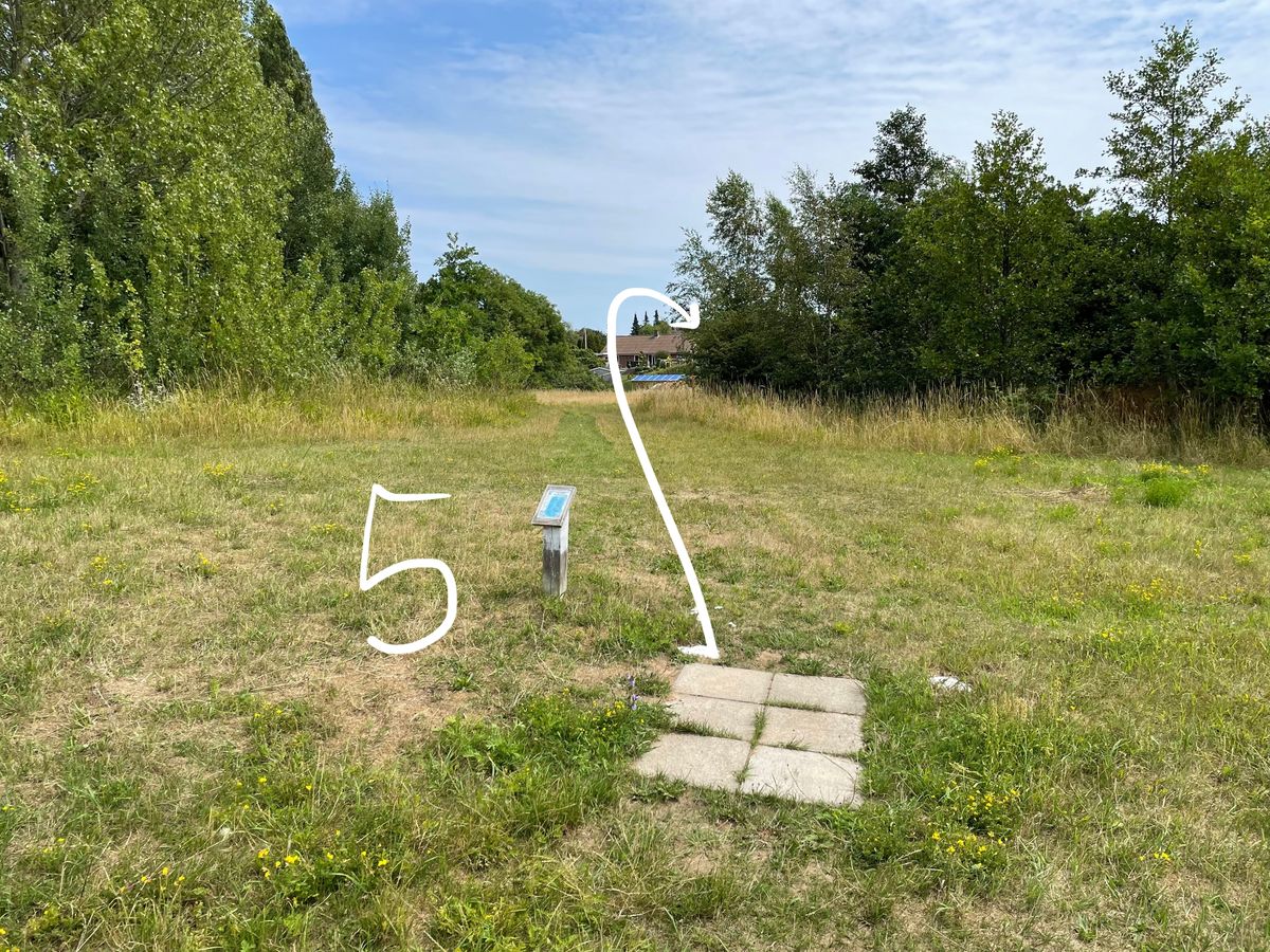 The course as it looks in 2023: Hole 5