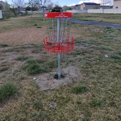Hole 6 basket.