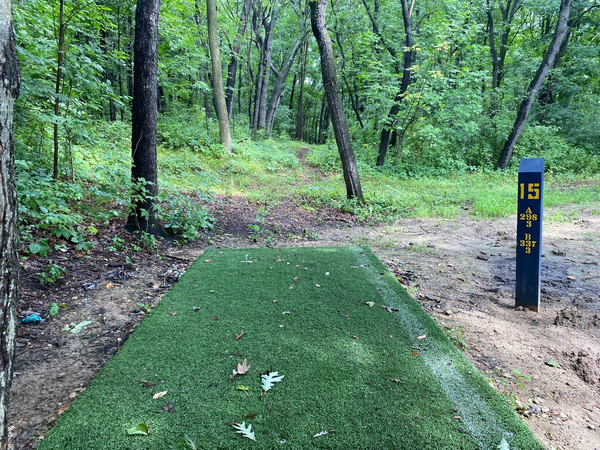 Hole 15 long pad