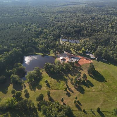 Aerial / Drone shot of the back 9 with most of the front 9 in the distance.