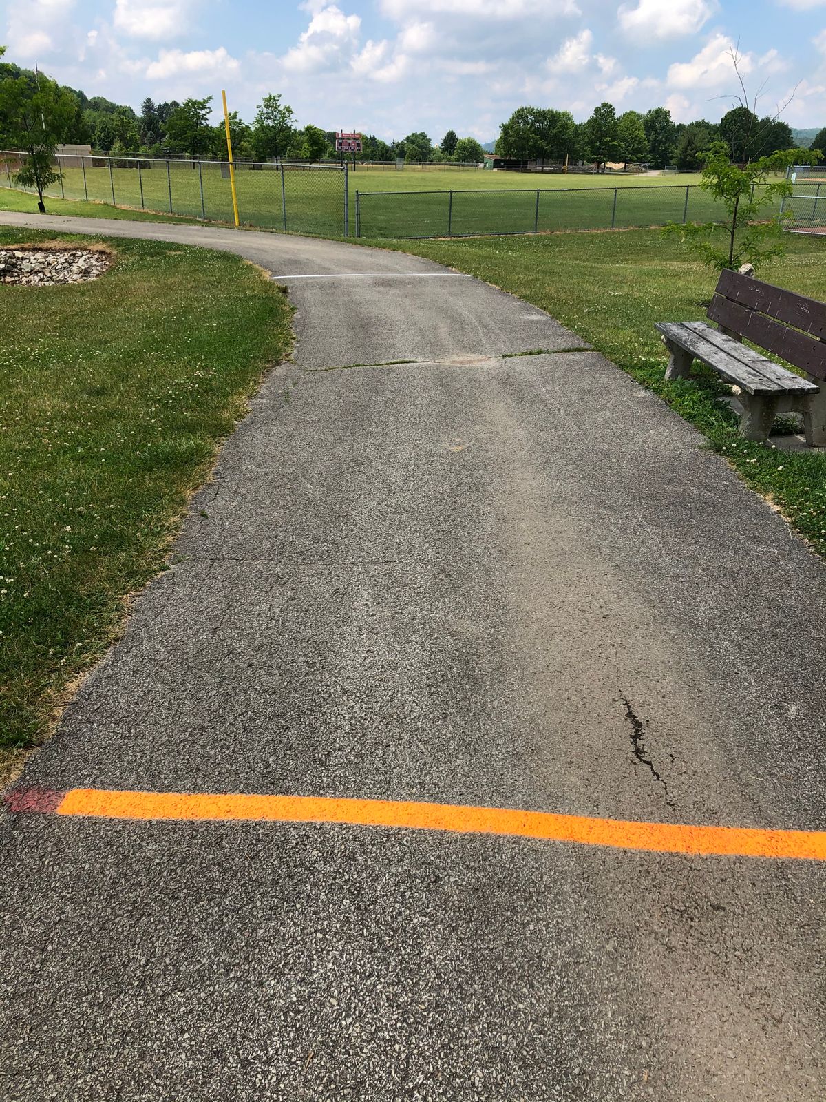 Tee pads for Hole 8