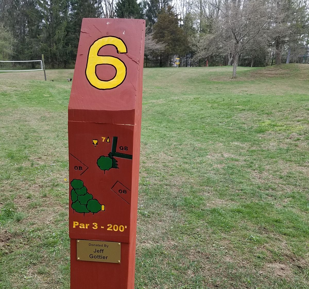 Hole 6 tee