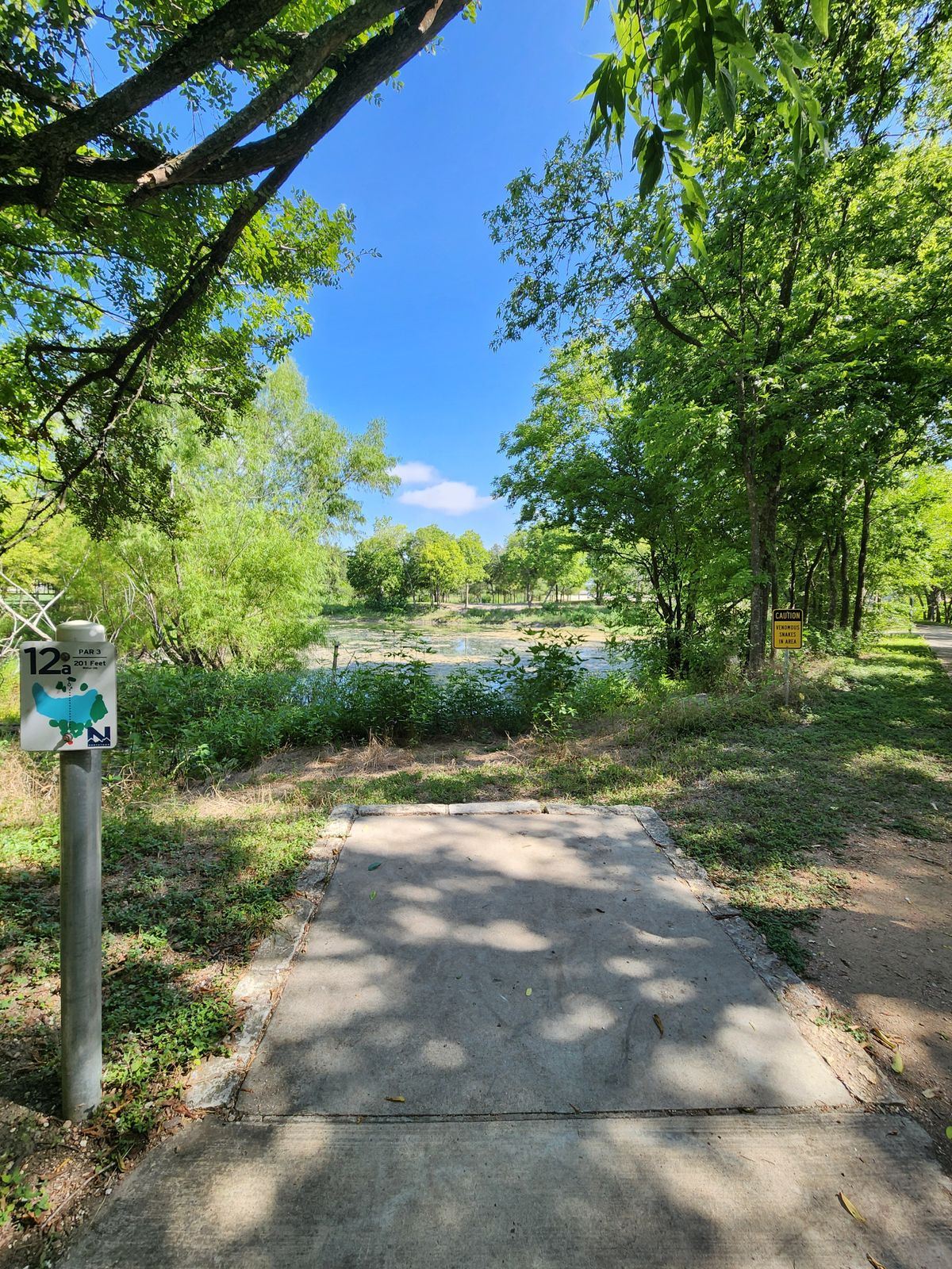 Hole 12 Beautiful Shot over the pond