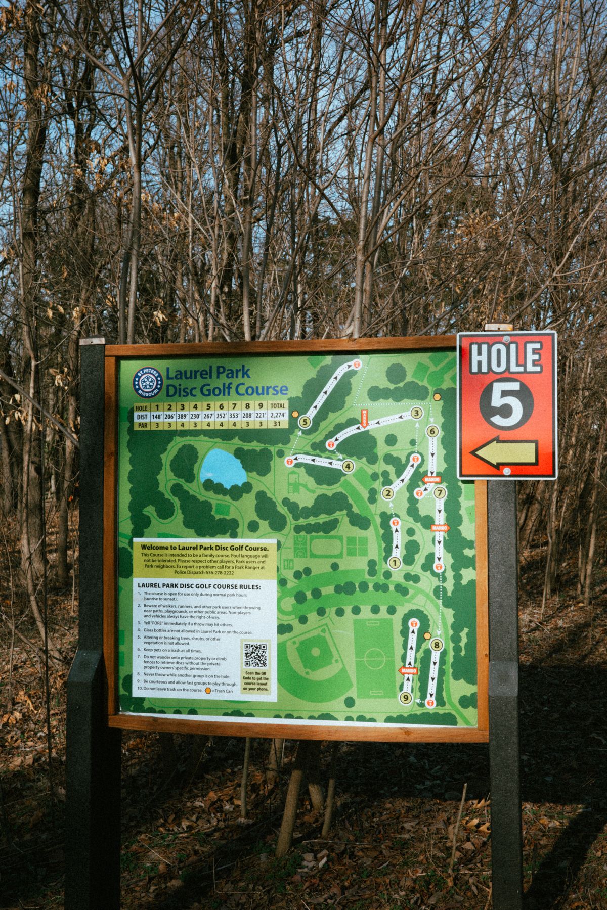 Overall map of the course