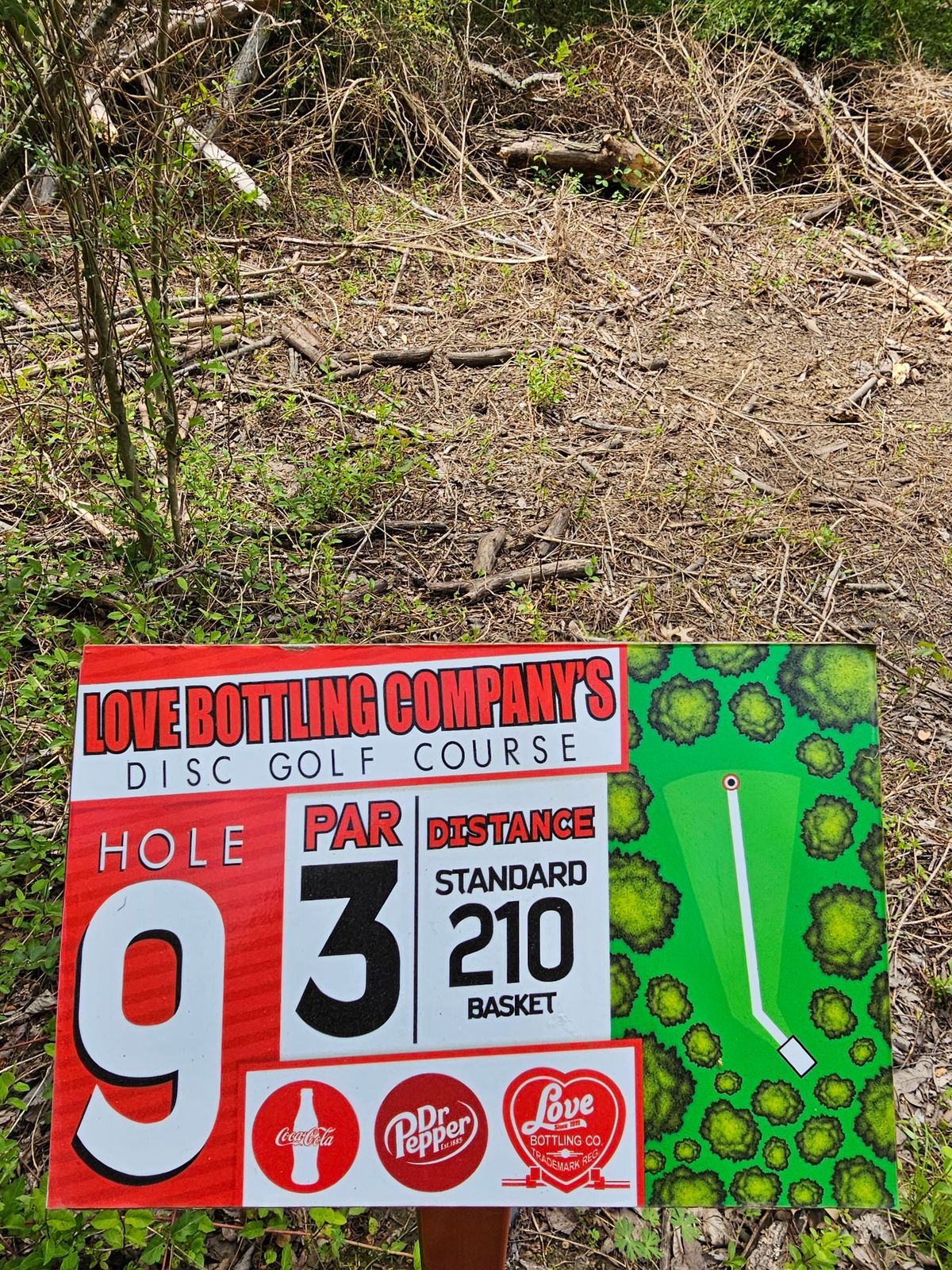 9 long tee sign