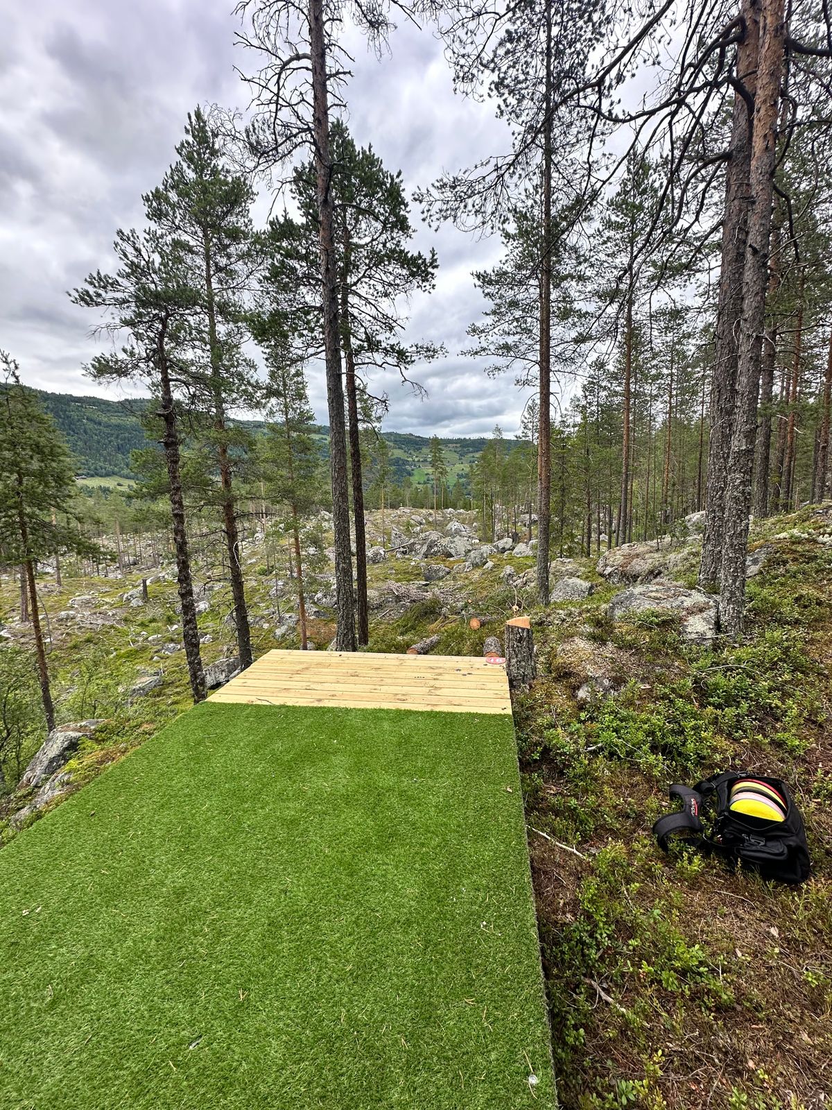 Teepad hull 18 langt utkast