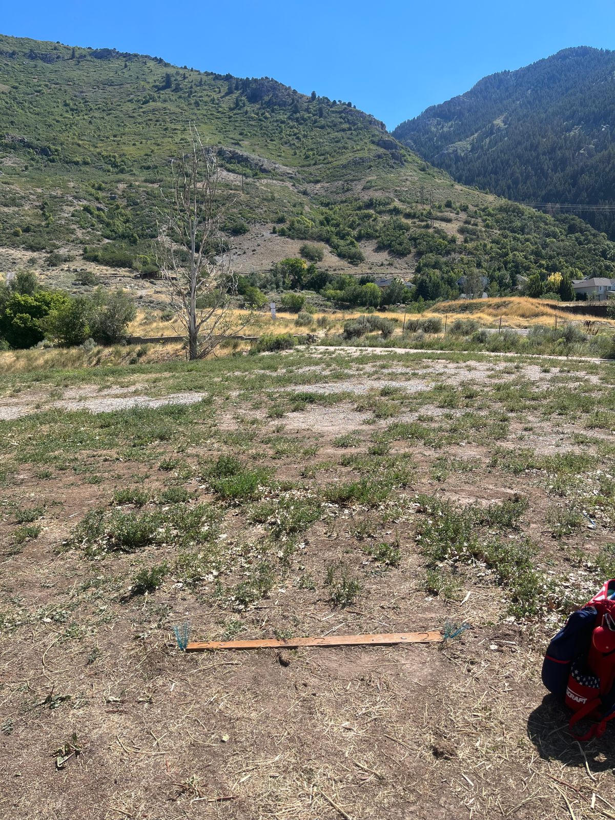 Hole 2 blue tee pad