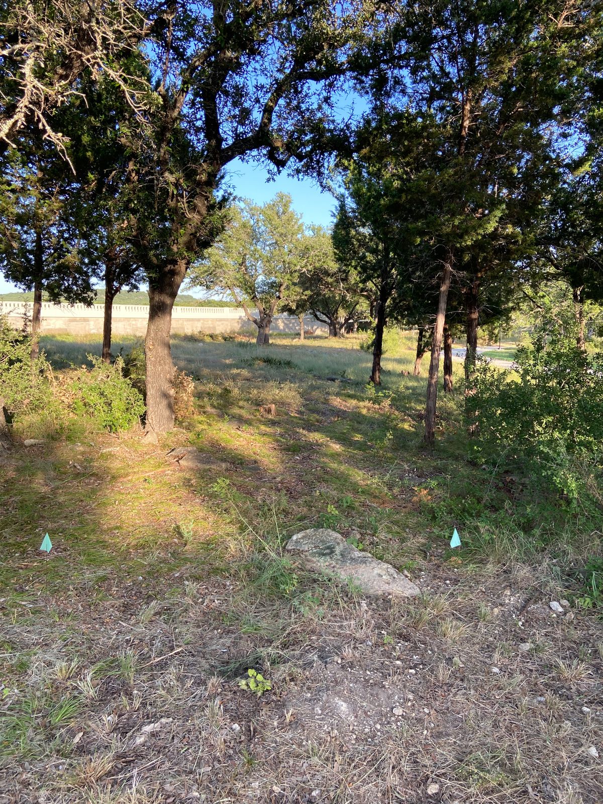 Looking off the tee on hole 3.