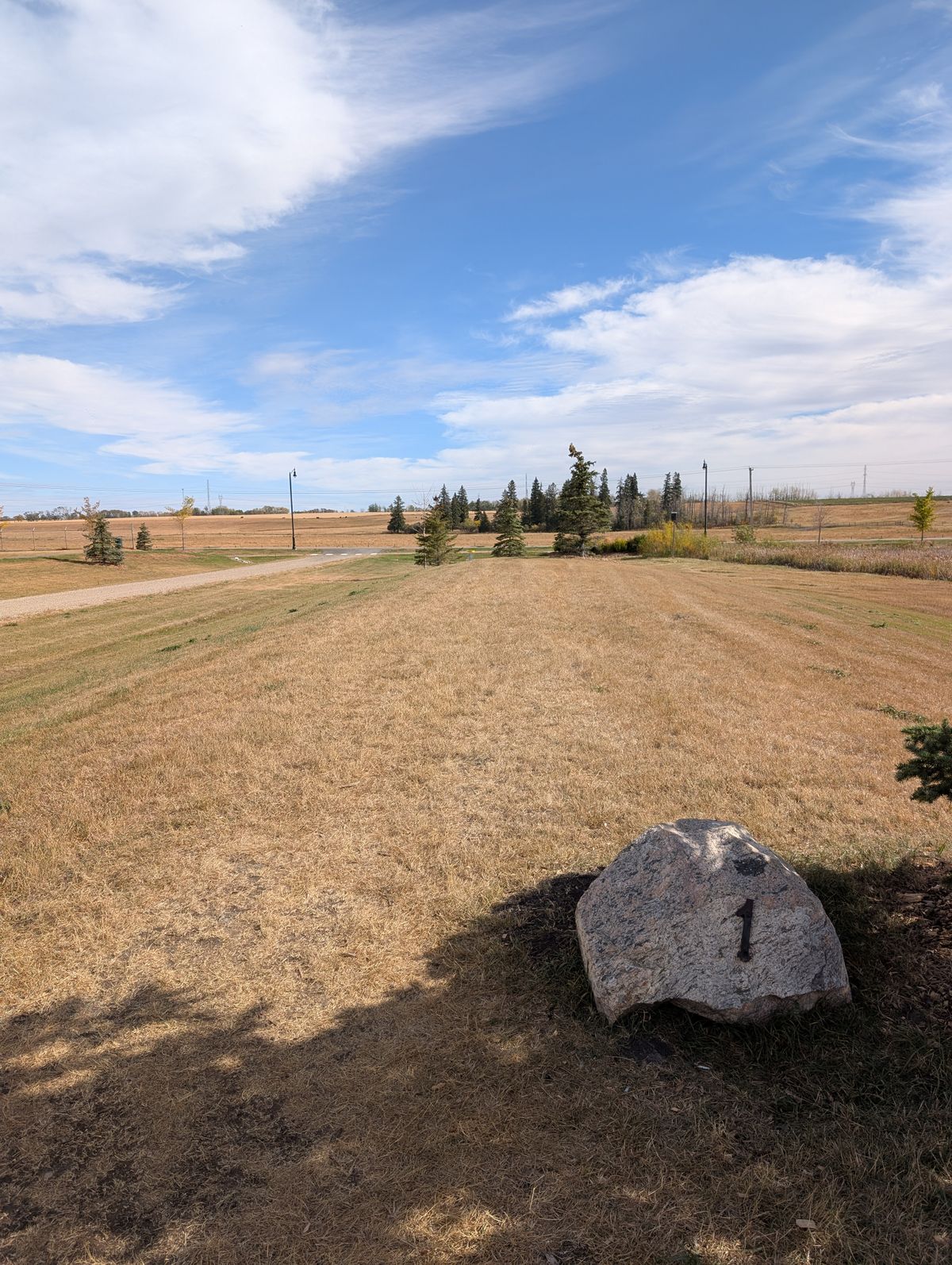 Hole 1. A straight shot to start off.