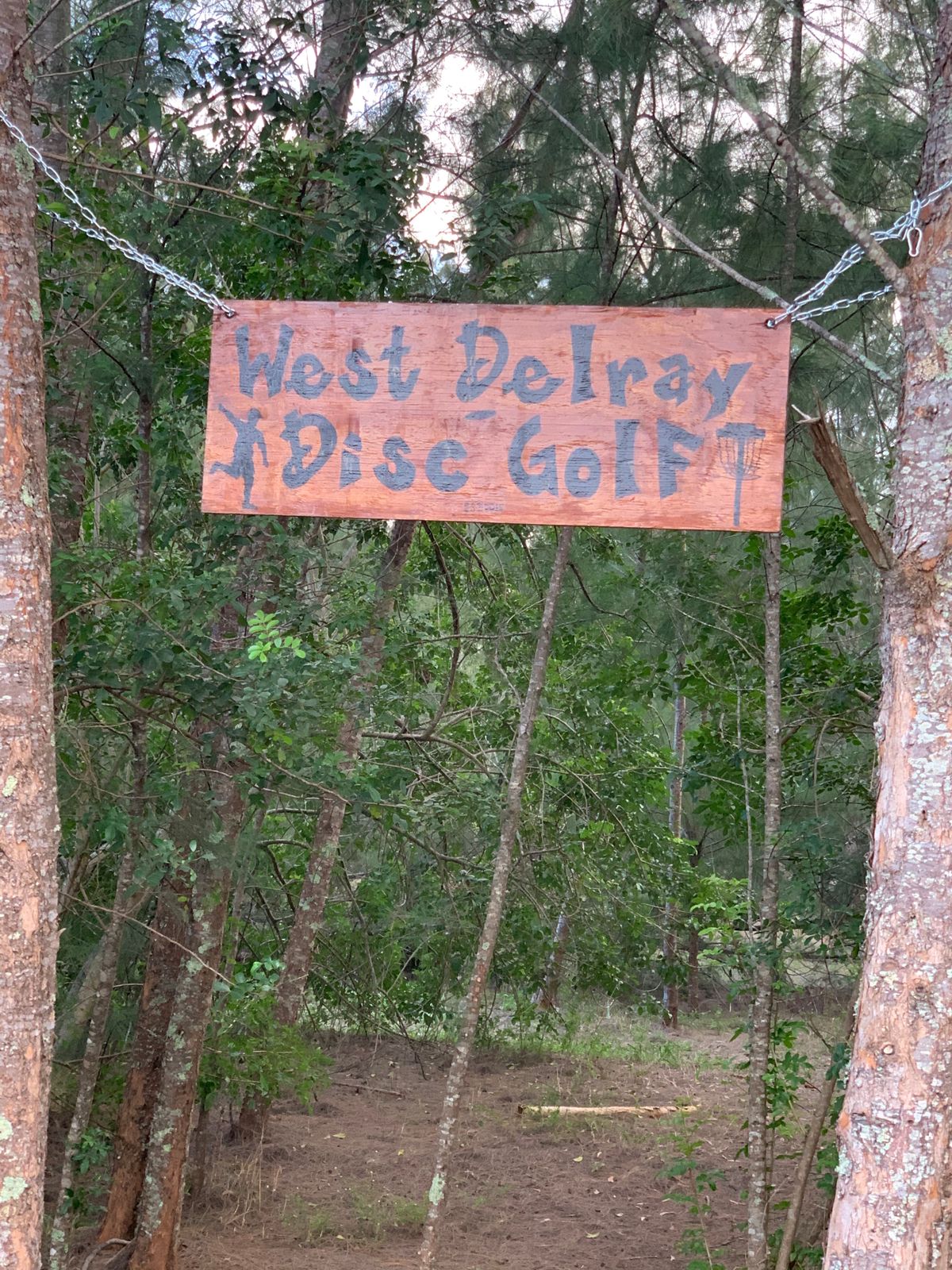 New entrance sign