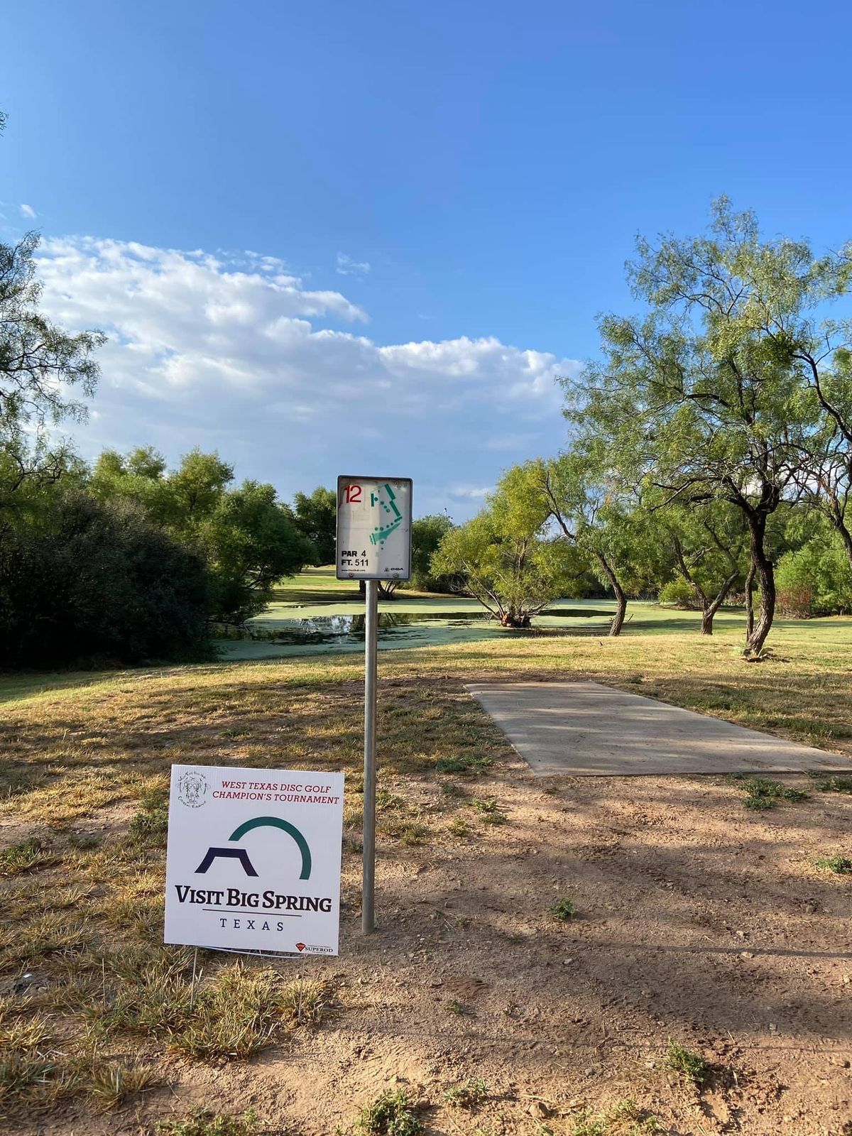 Hole 13 tee (used to be hole 12)