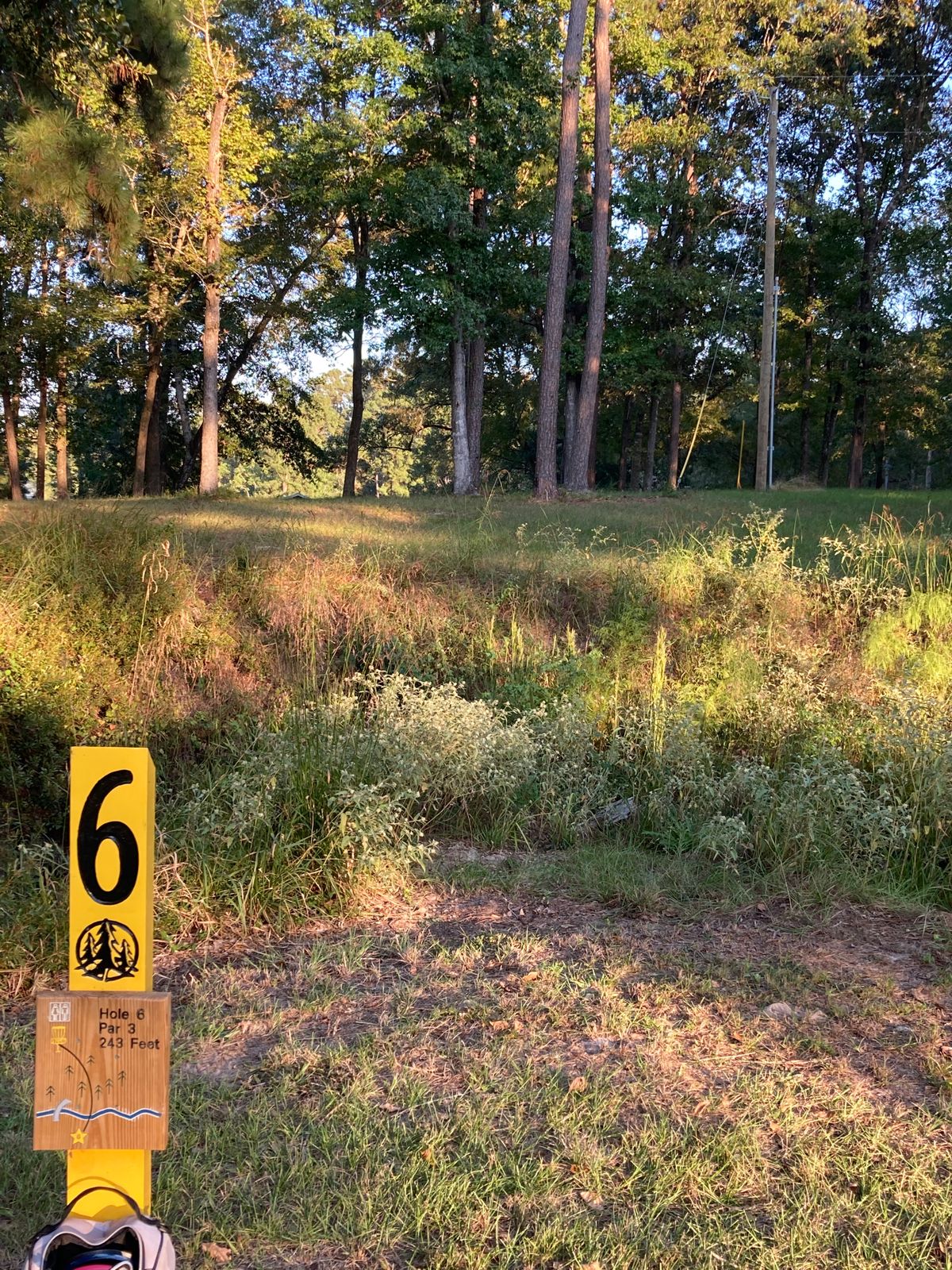 Hole 6 up and down the hill
