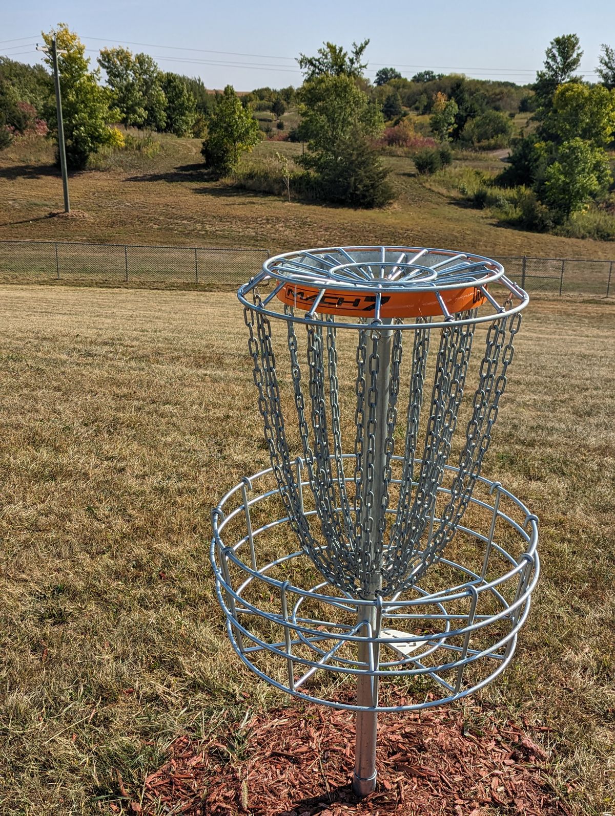Short Basket looking back at fairway