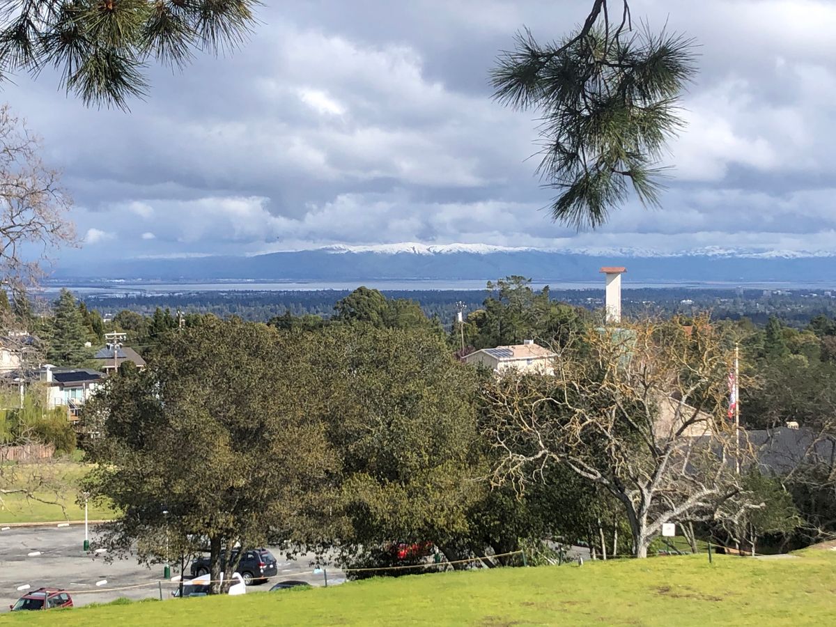 Wonderful winter views from many locations.