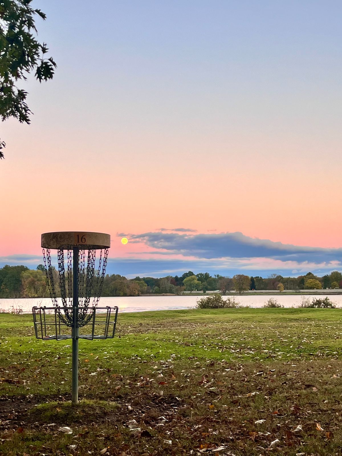 Hole 16, full moon, fall nights.