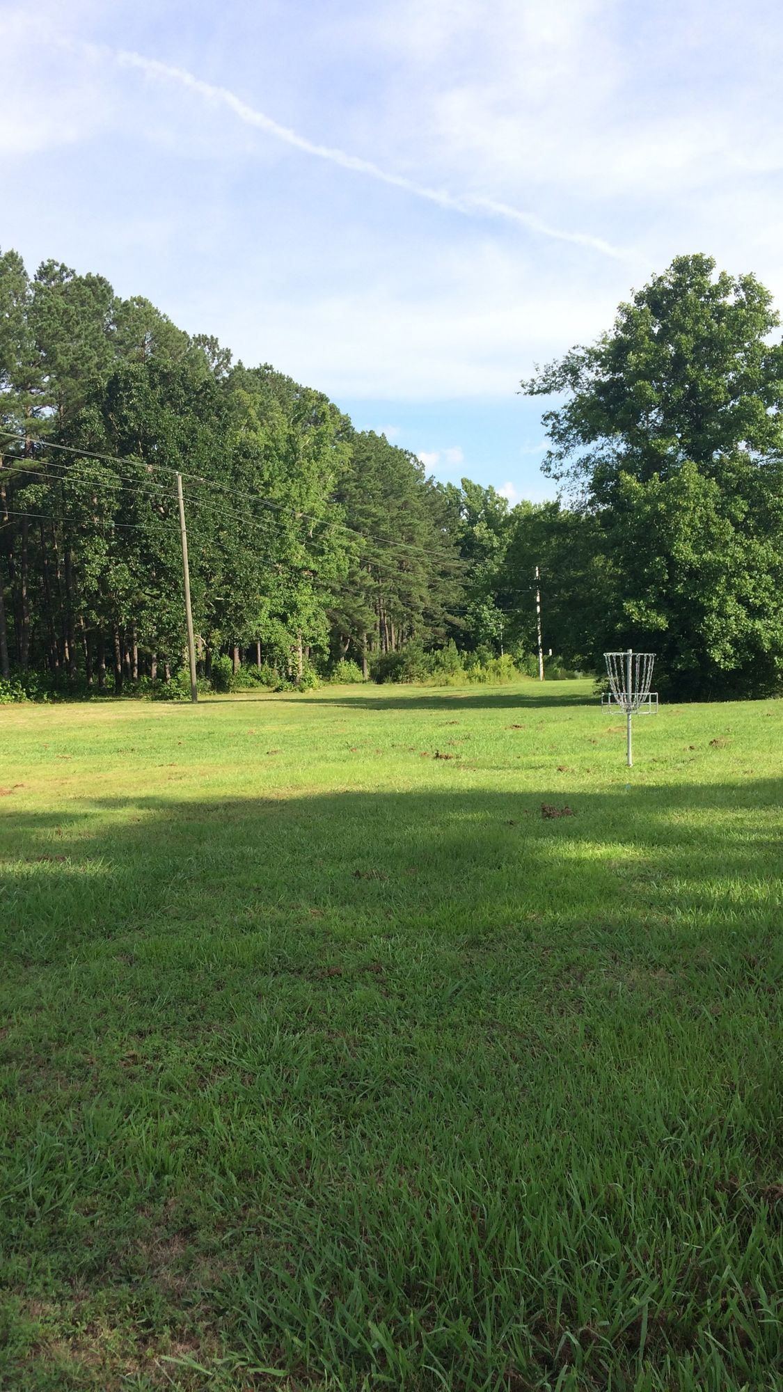 First 2 holes to the left.