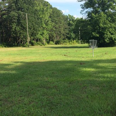 First 2 holes to the left.