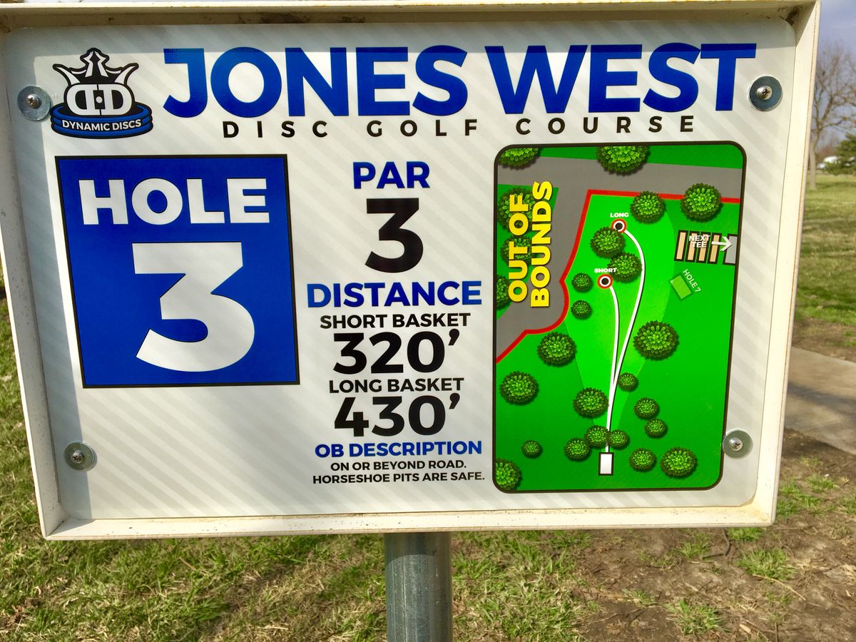 Hole 3 Tee Sign