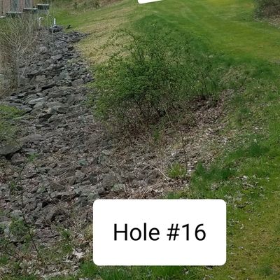 Hole #17 is to the left of this tee