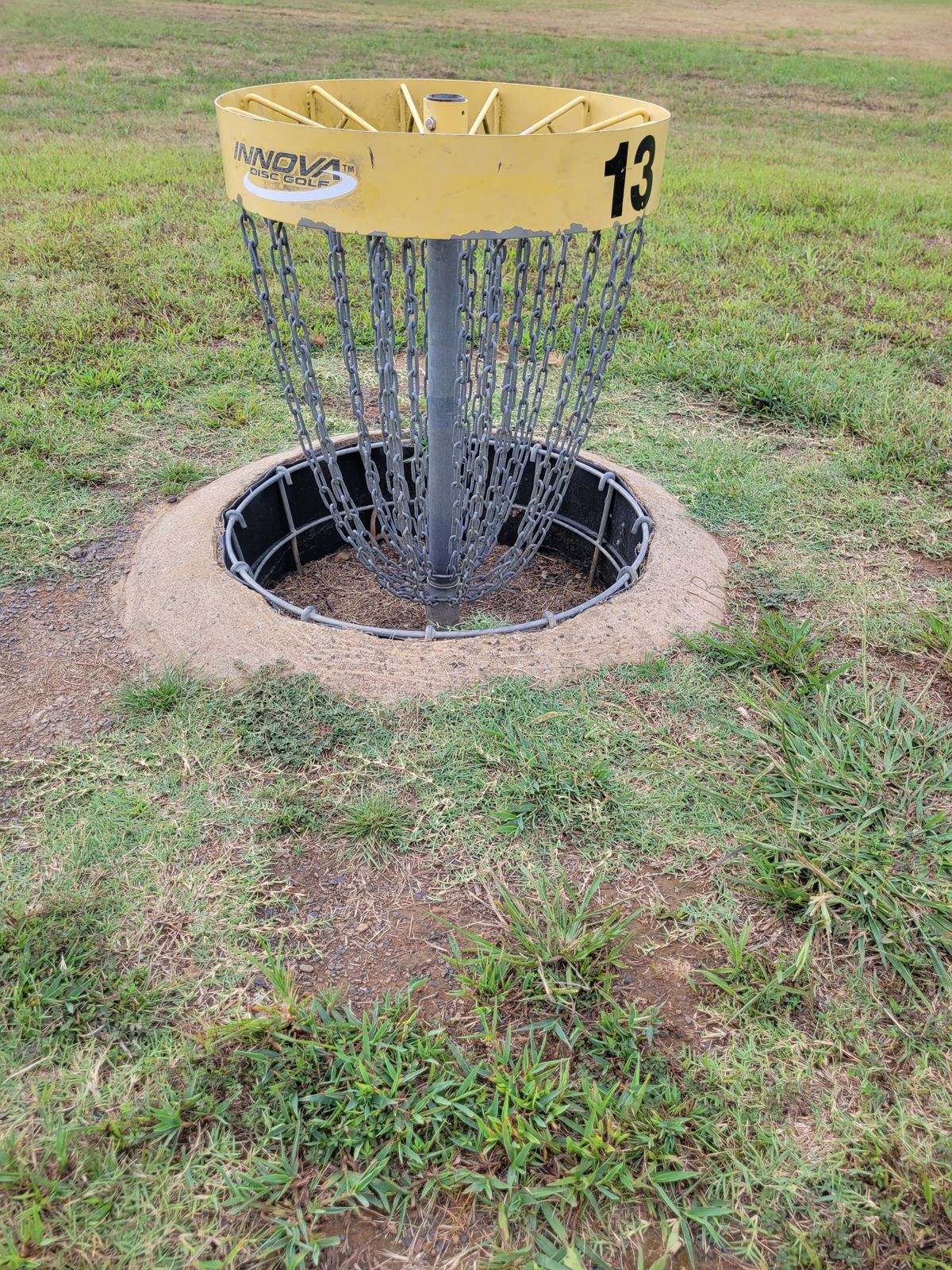 Hole 13 is partially buried!