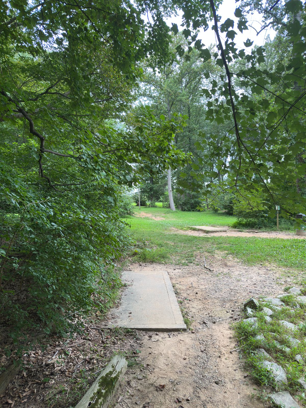 Hole 9 white tee