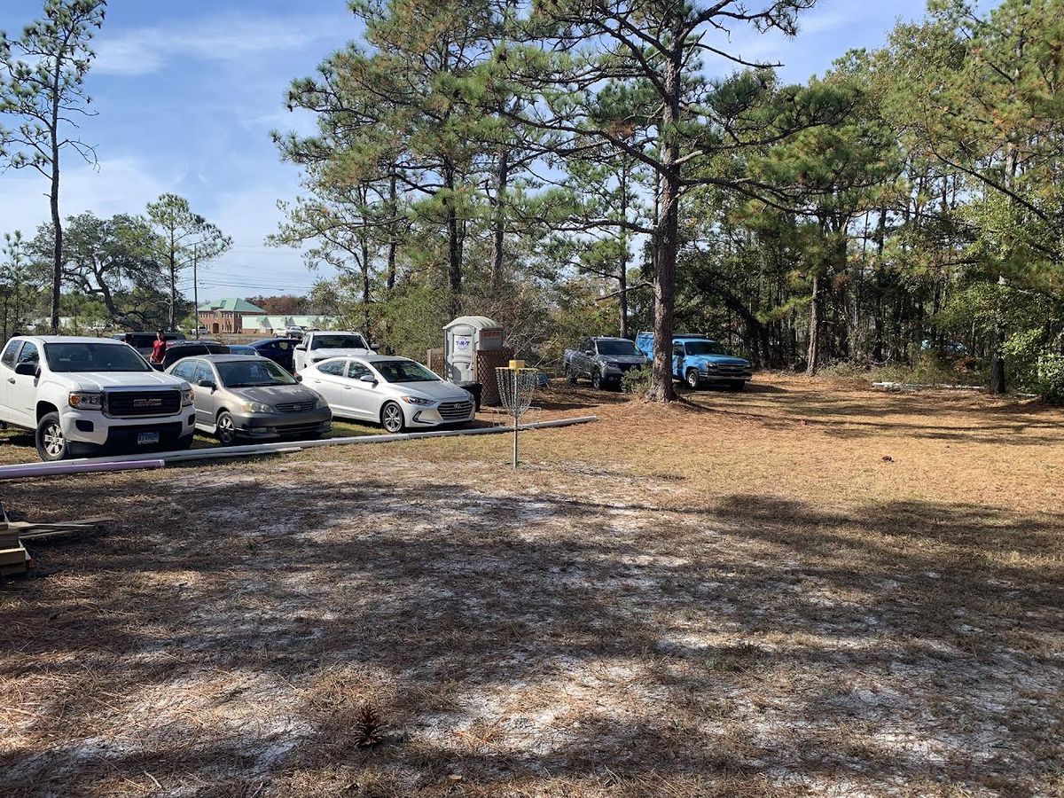 Port-a-potty on site. With parking