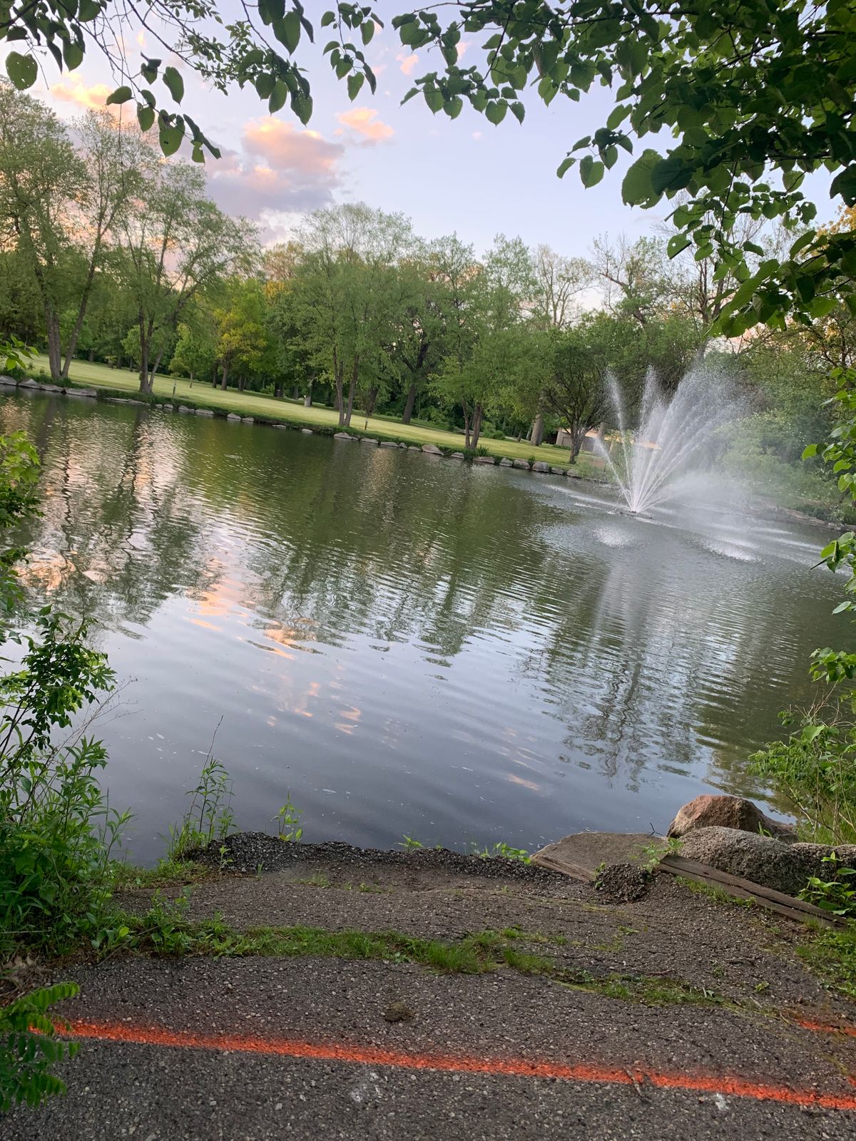Hole 7. Cool shot over the water.