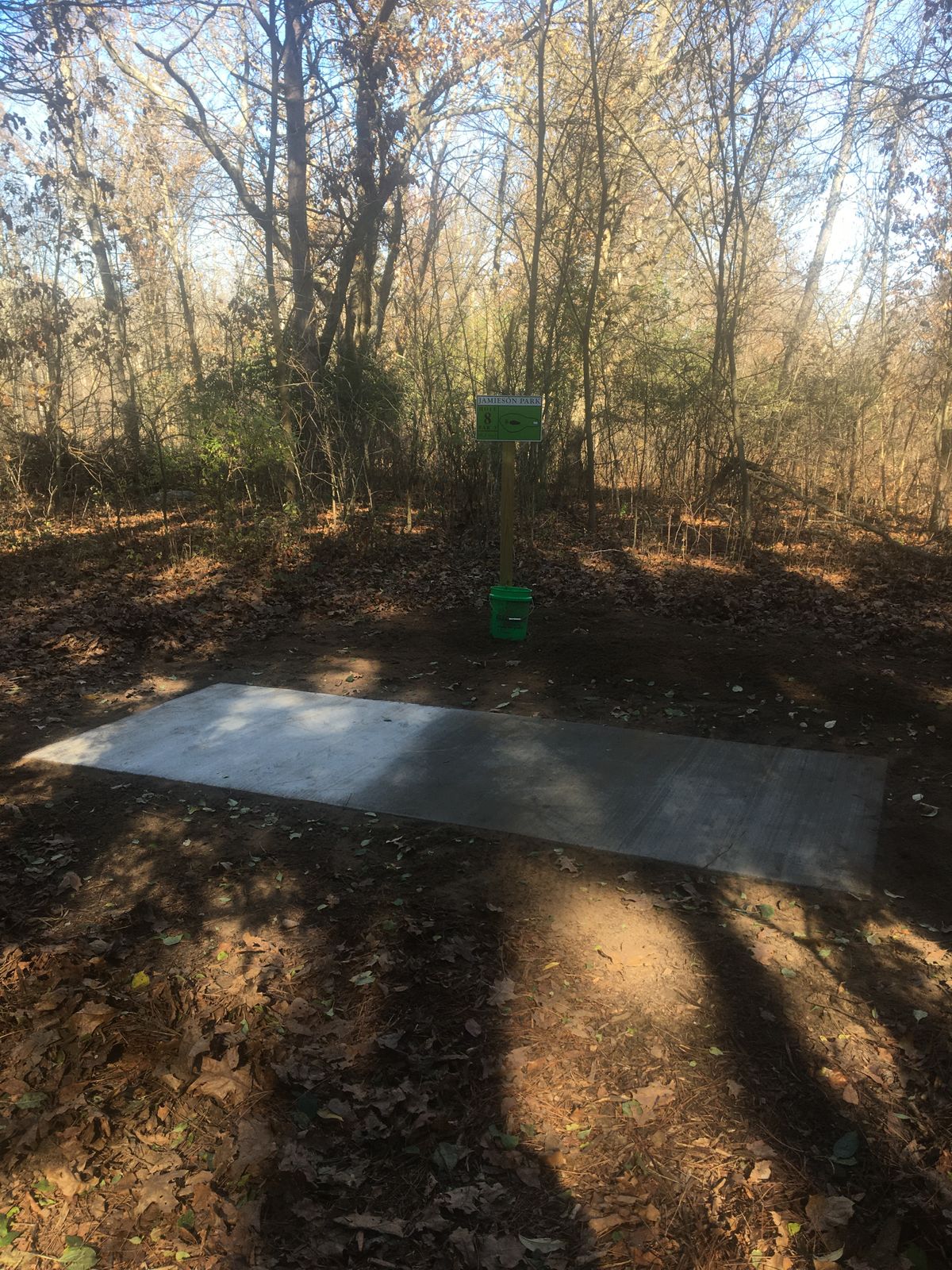 Hole 8 tee pad