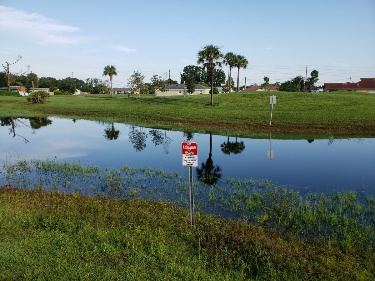 View across lake from #2 Green.