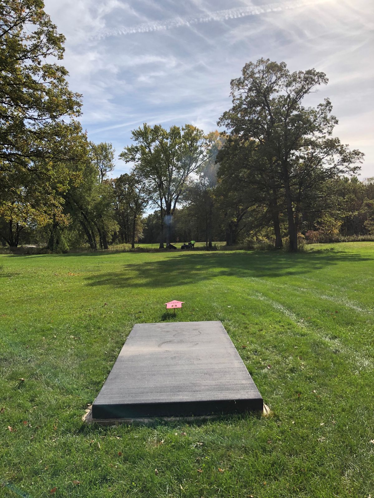 Hole # 8 fresh Tee pad