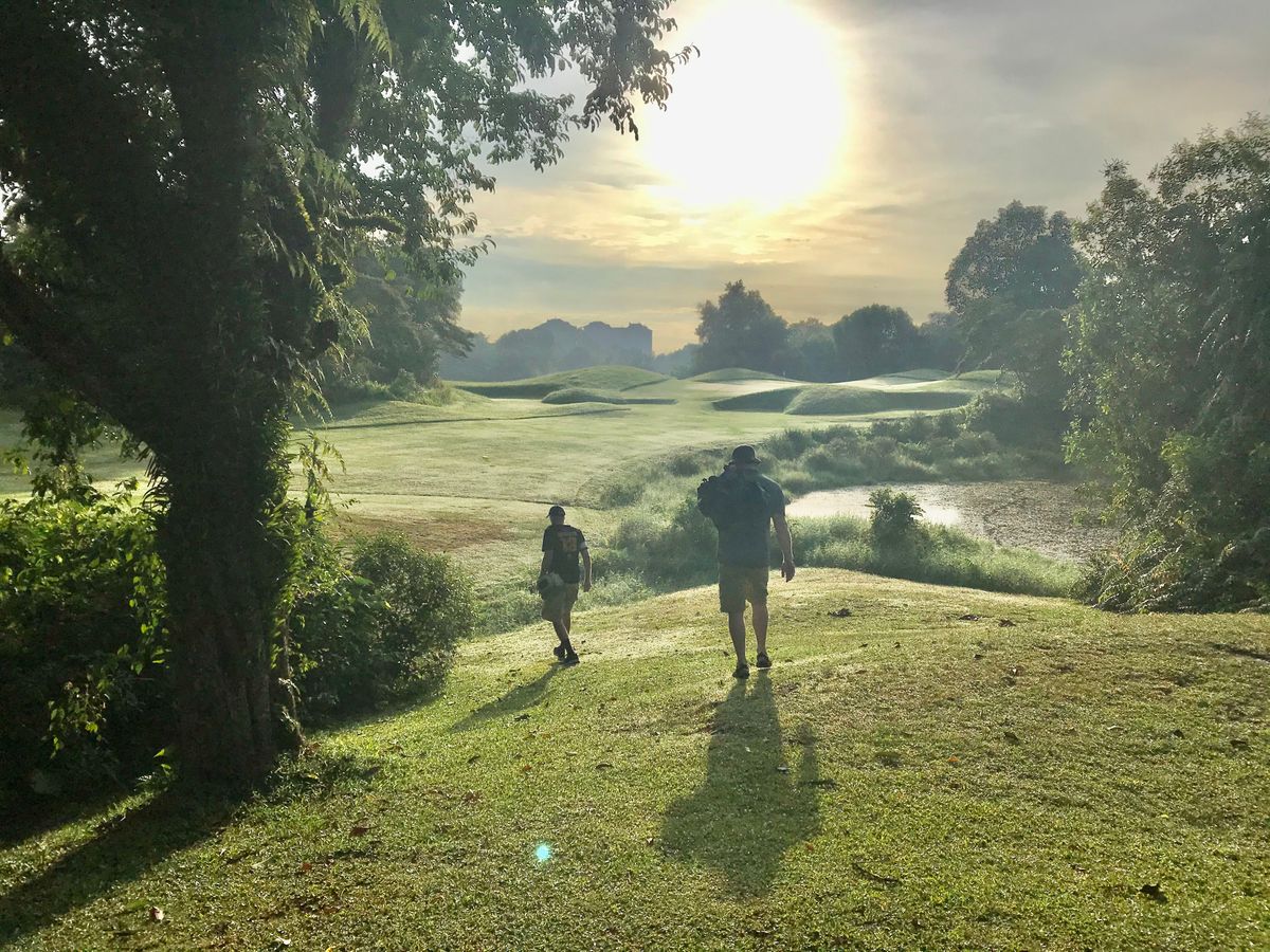 Beautiful hole #3. Long par 3.
