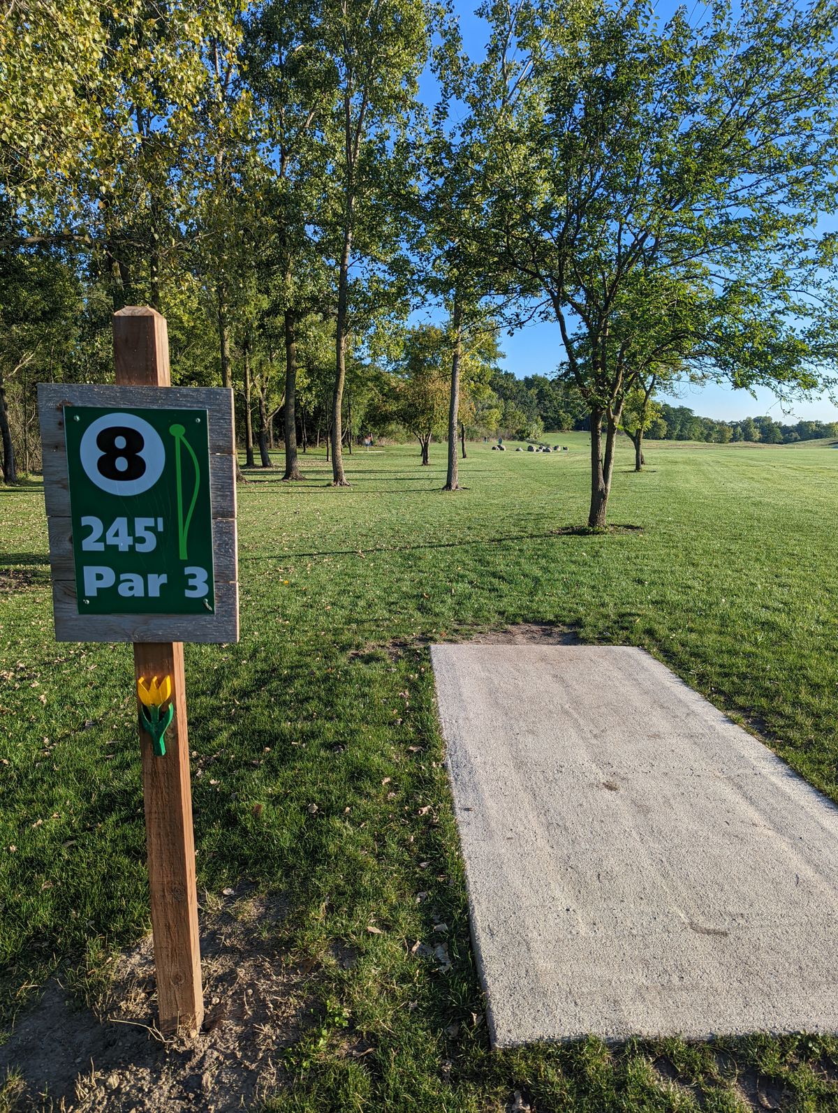 Hole 8 in the fall