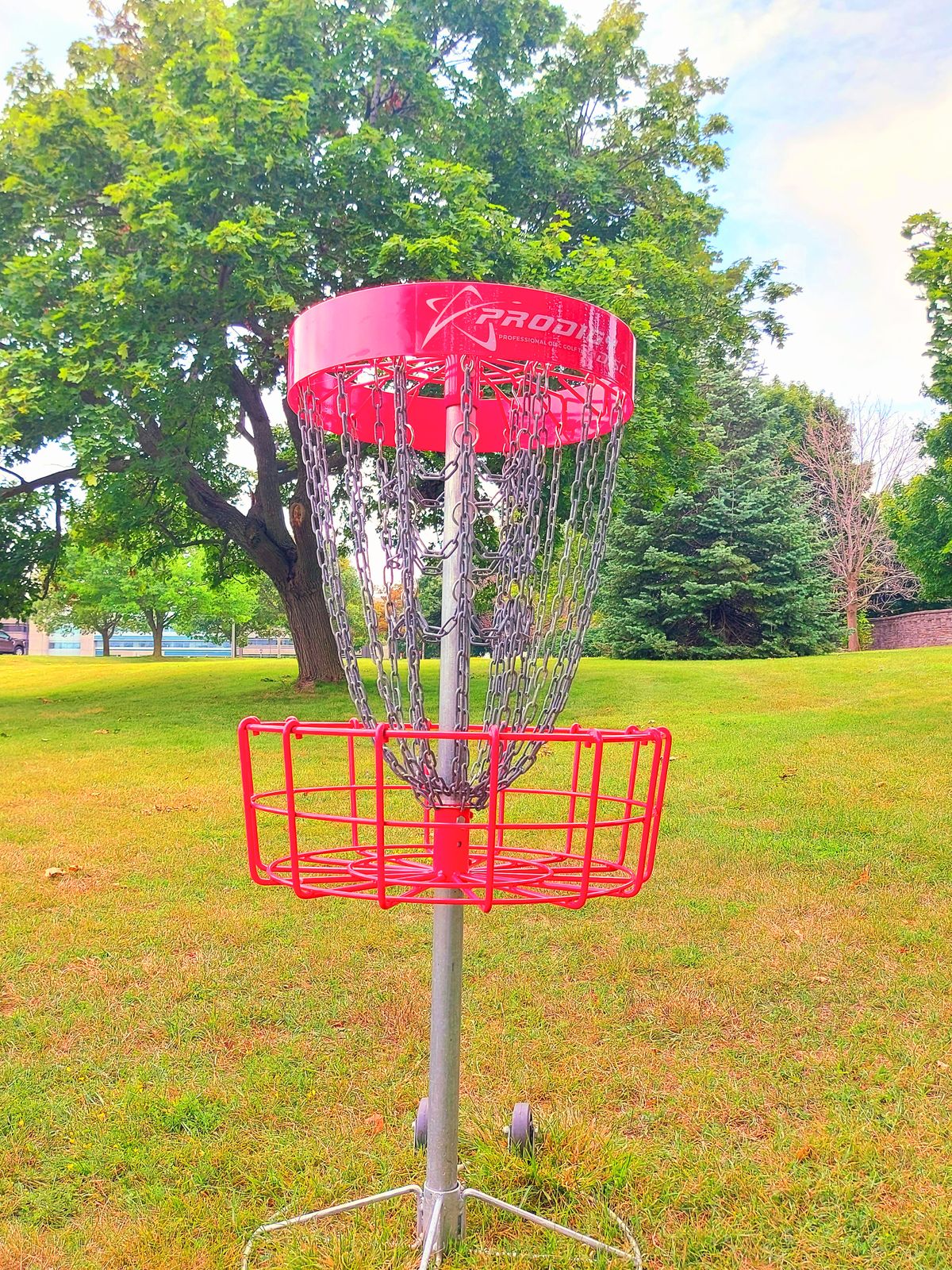 Reverse back up the fairway on hole 1.