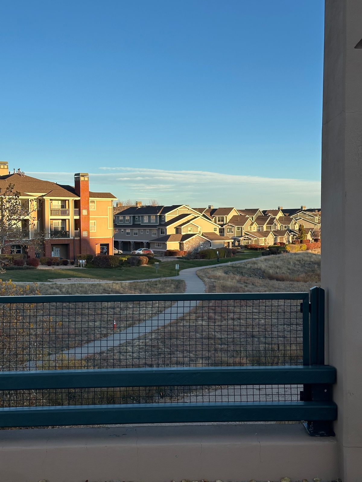 Standing at the tee of 2 looking back at basket 1/2.