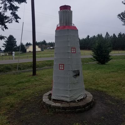Hole 18 super cool lighthouse basket