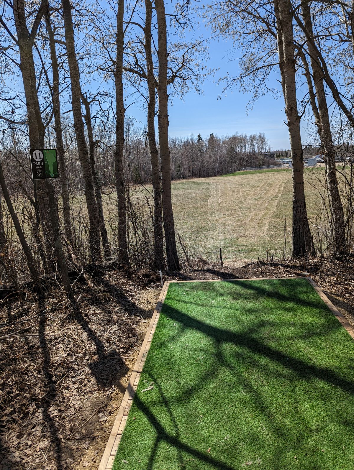 New hole 11 - par 4.