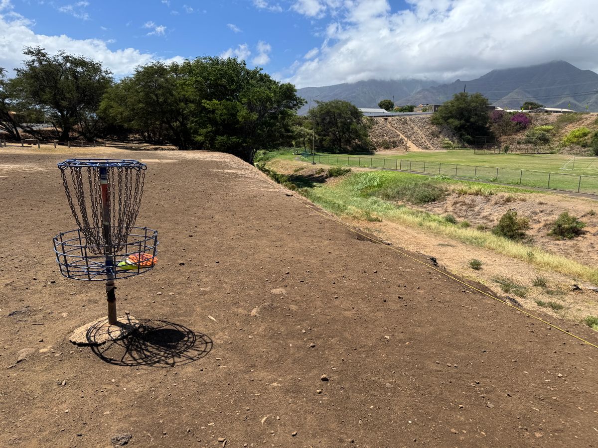 OB long on hole #5. It’s waaayyyy down there.