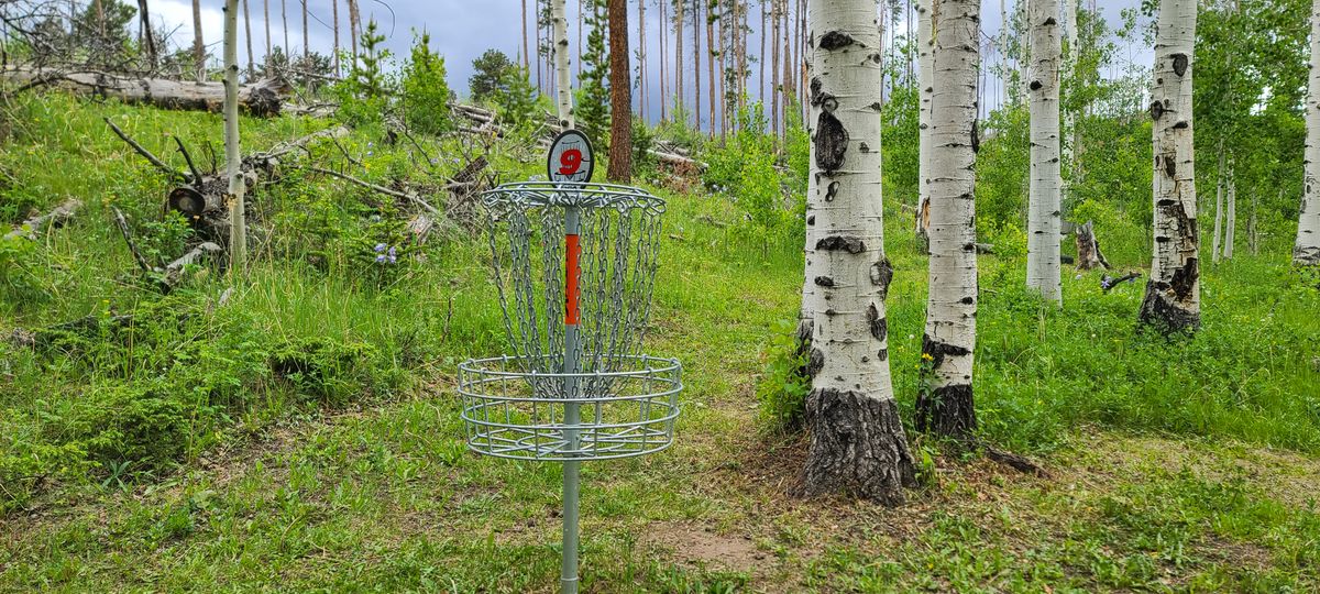 Hole 8 after making it through the Aspen tunnel.